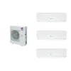 Aer condiționat multisplit Gree trei camere 1 unitate externă 36000 BTU și 2 unități interne 9000 BTU 1 unitate 18000 BTU