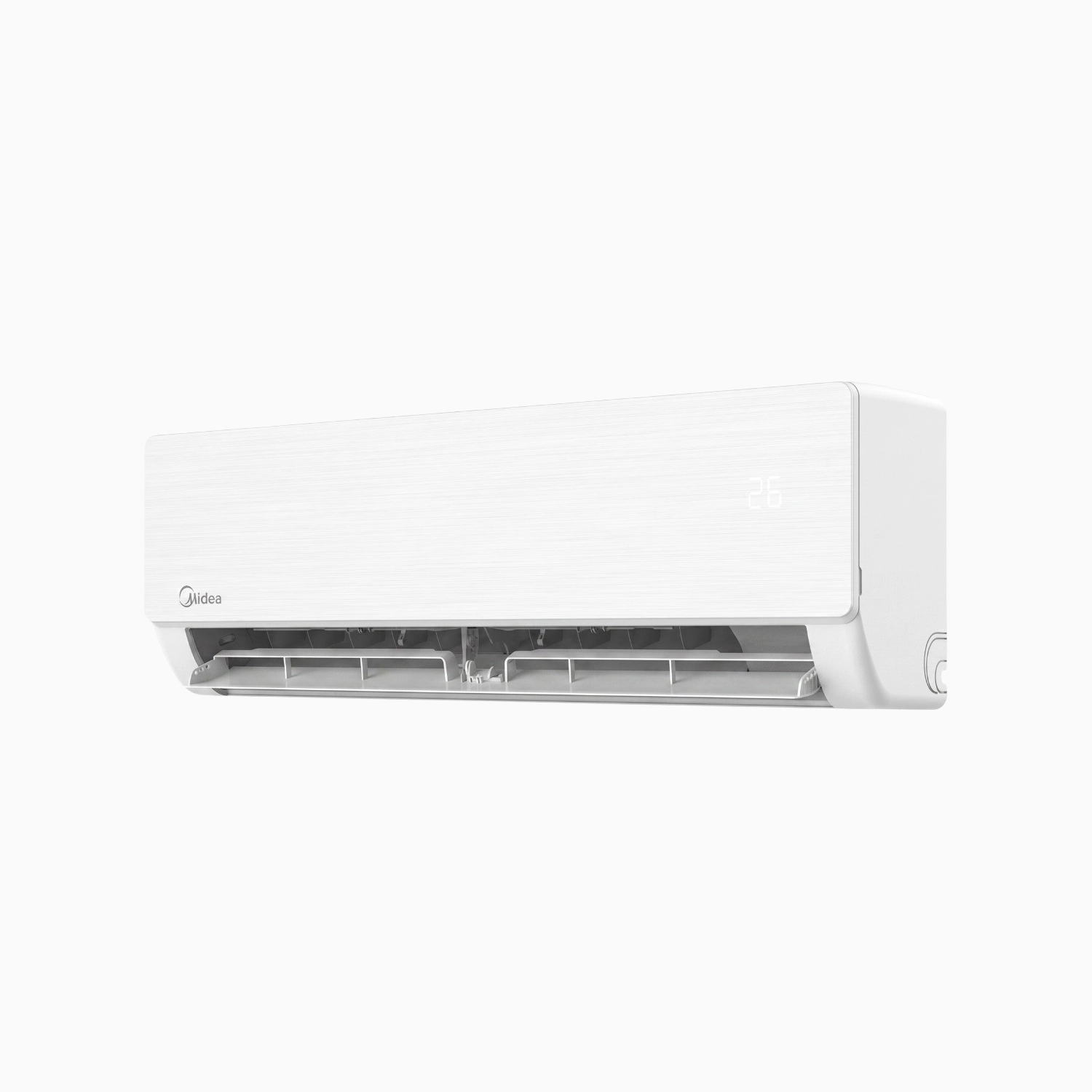 Unitate-Interna-Aer-conditionat-Midea-Solunar-24000-BTU-MGPXV-24RD0-I-MGPXV-24RD0-O-Vedere-Laterala-Fante-Deschise